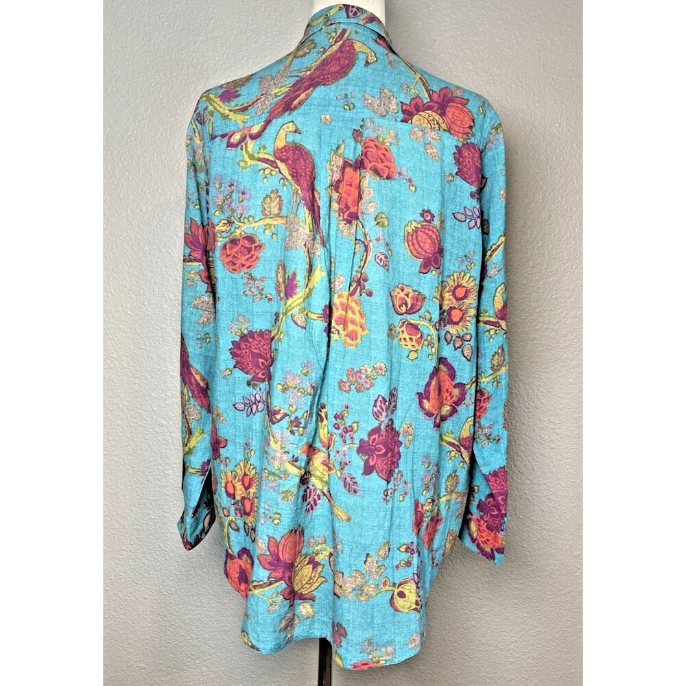 Sundance womens gorgeous luxury floral summer cottagecore long sleeve NWOT Large - Picture 4 of 8